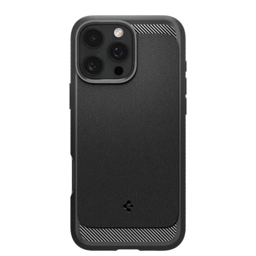 เคสกันกระแทก iPhone 16 Pro Spigen Rugged Armor Magfit สี Matte Black