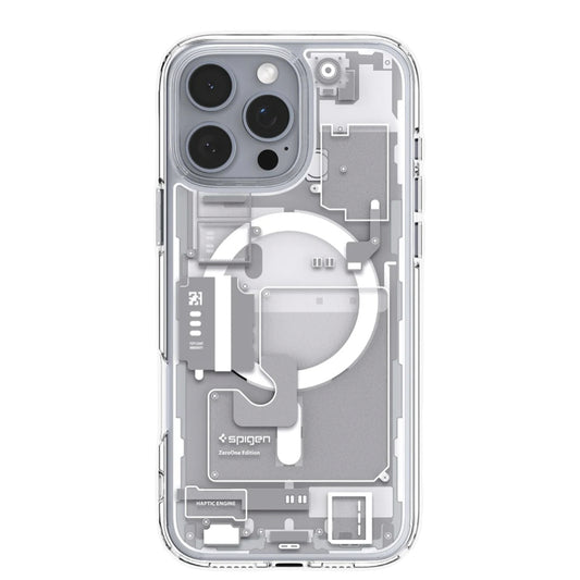 iPhone 16 Pro Case Spigen Ultra Hybrid Magfit - Zero One White