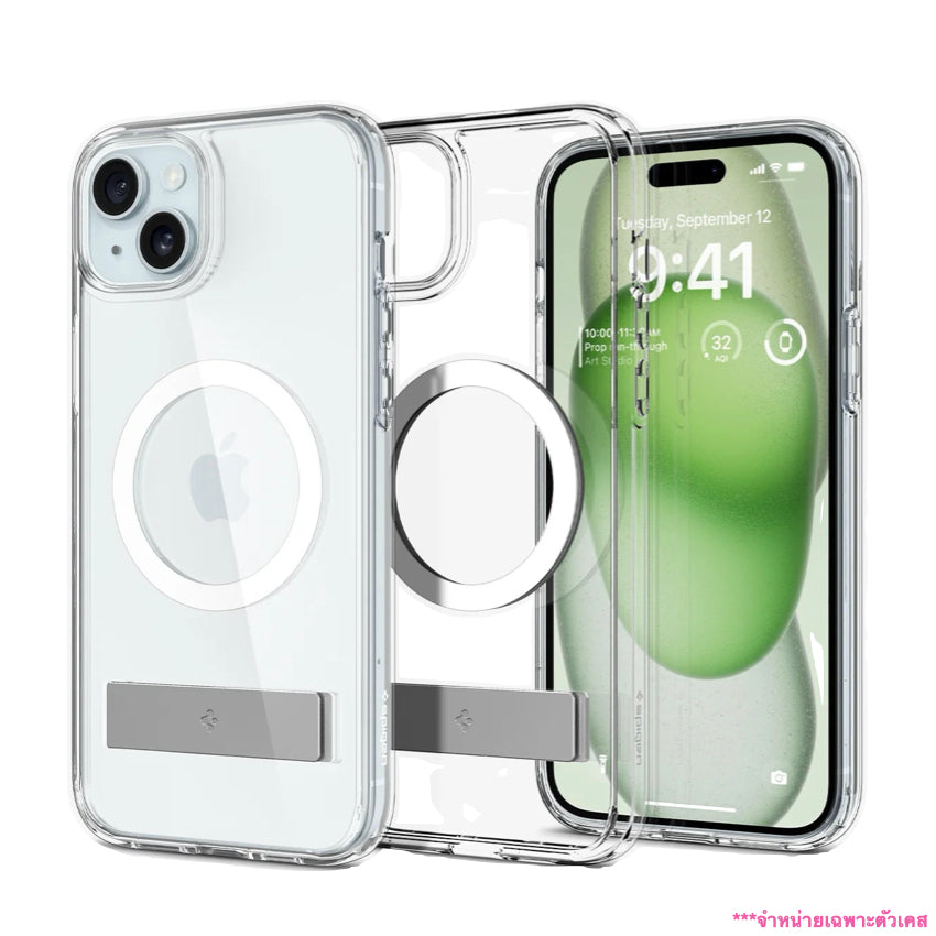 SPIGEN Ultra Hybrid S MagFit for iPhone 15 Plus - Crystal Clear