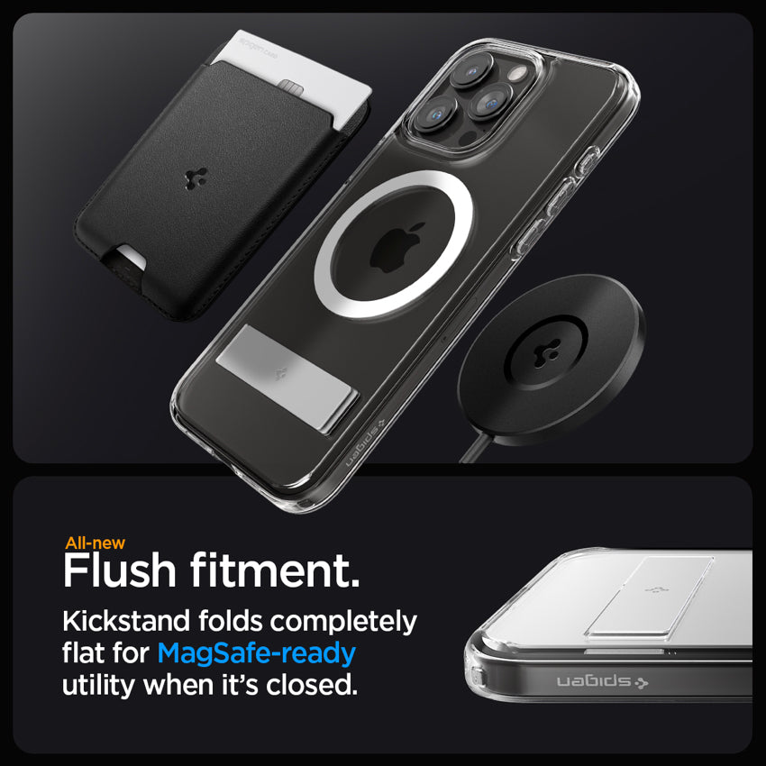 Spigen Ultra Hybrid S MagFit for iPhone 15 Pro - Crystal Clear