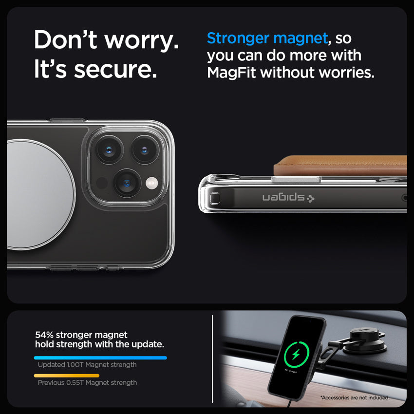 Spigen Ultra Hybrid S MagFit for iPhone 15 Pro - Graphite