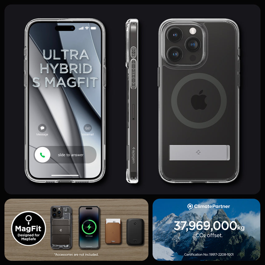 Spigen Ultra Hybrid S MagFit for iPhone 15 Pro - Graphite