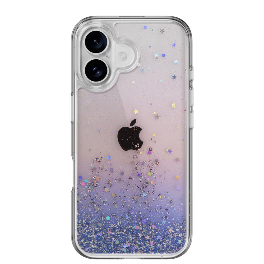 เคสไอโฟน Switcheasy Starfield 3D Glitter สำหรับ iPhone 16 สี Twilight จากแบรนด์ SWITCHEASY