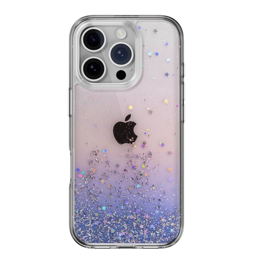 เคสไอโฟน Switcheasy Starfield 3D Glitter สำหรับ iPhone 16 Pro สี Twilight จากแบรนด์ SWITCHEASY