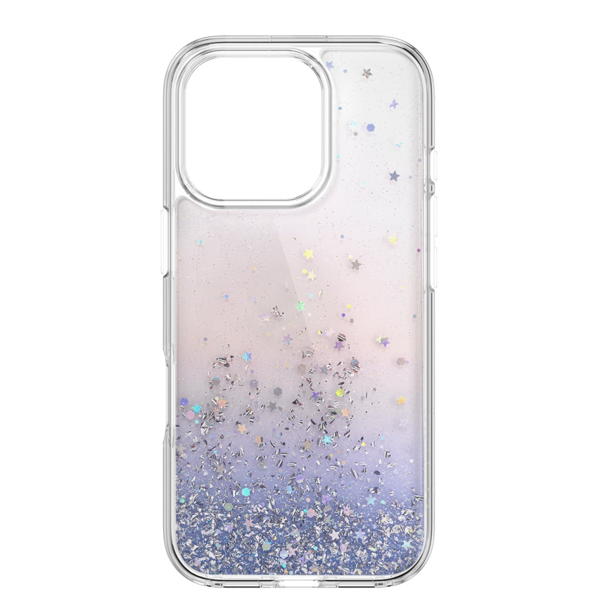 เคสไอโฟน Switcheasy Starfield 3D Glitter สำหรับ iPhone 16 Pro สี Twilight จากแบรนด์ SWITCHEASY