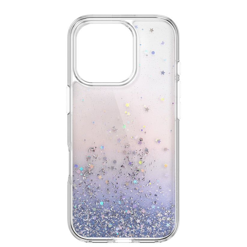 เคสไอโฟน Switcheasy Starfield 3D Glitter สำหรับ iPhone 16 Pro สี Twilight จากแบรนด์ SWITCHEASY