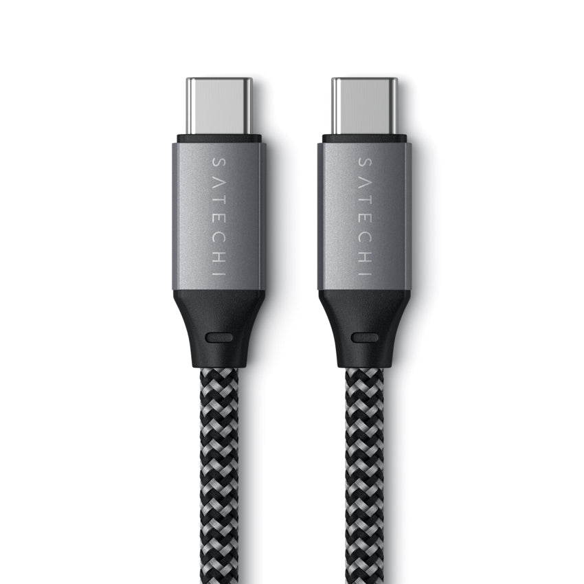 สายชาร์จ Satechi USB-C to USB-C สี Space Gray ยาว 2  เมตร ชาร์จเร็ว 100 วัตต์ และ โอนข้อมูล 480 Mbps