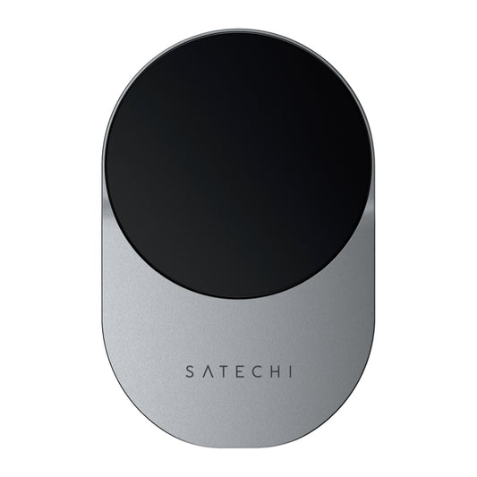 แท่นชาร์จไร้สายหนีบช่องแอร์ในรถยนต์ Satechi Wireless Car Charger Qi2 สี Space Gray จากแบรนด์ SATECHI