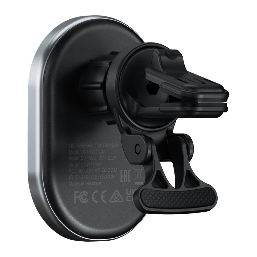 Satechi Wireless Car Charger Qi2 Vent - Space Gray