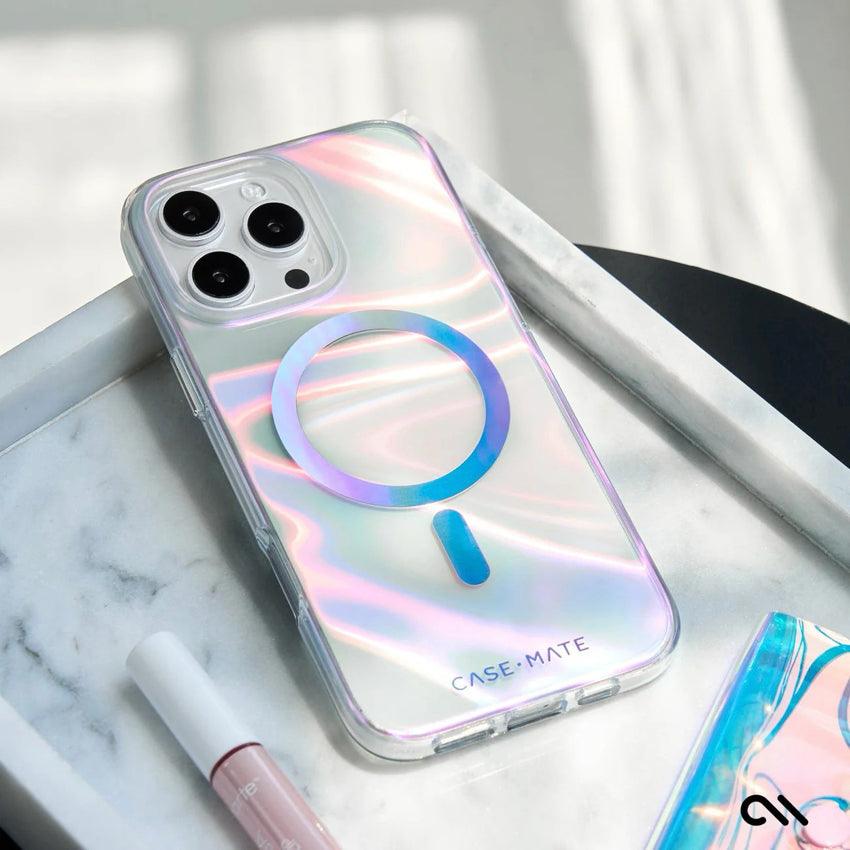 เคสกันกระแทก Case Mate iPhone 16 Pro Soap Bubble Iridescent รองรับ MagSafe