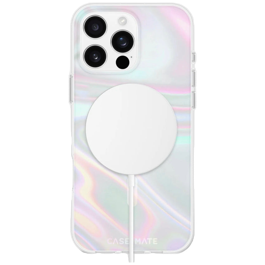 เคสกันกระแทก Case Mate iPhone 16 Pro Max Soap Bubble Iridescent รองรับ MagSafe