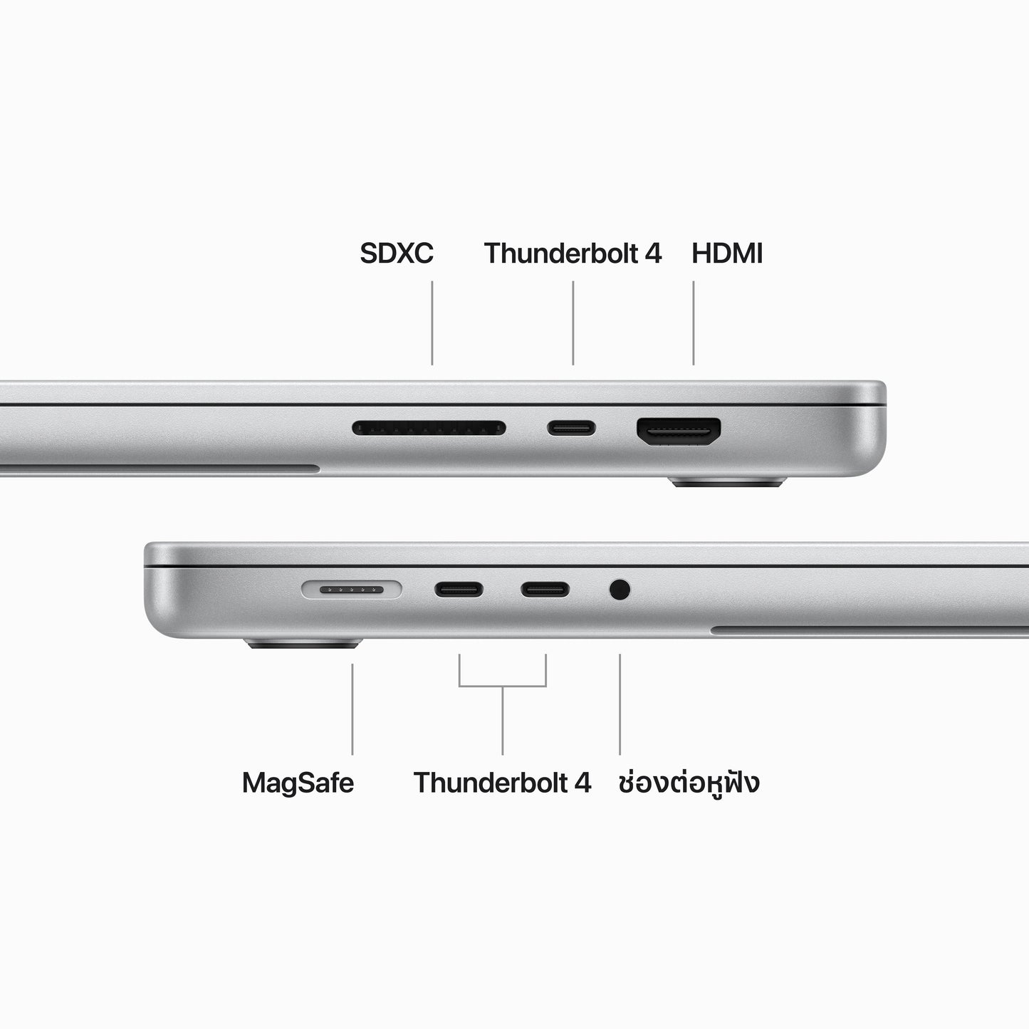 16-inch MacBook Pro: Apple M3 Pro chip with 12‑core CPU and 18‑core GPU, 512GB SSD - Silver