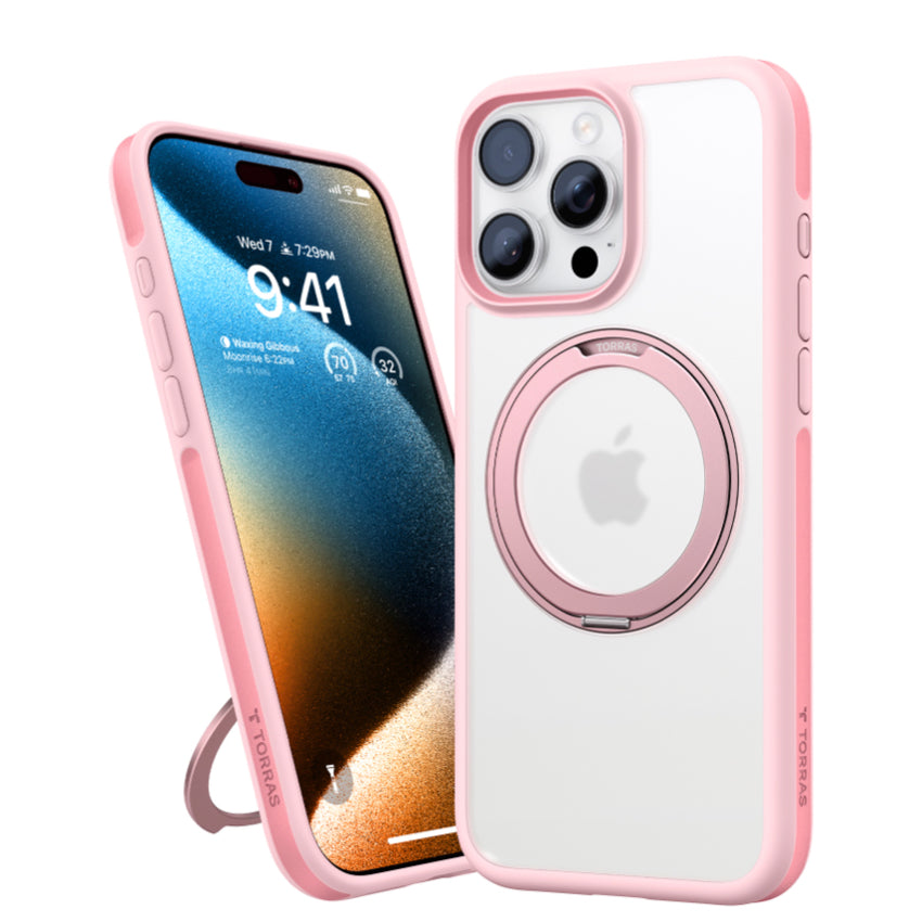 เคส Torras Ostand R Fusion สำหรับ iPhone 16 Pro สี Pink จากแบรนด์ TORRAS