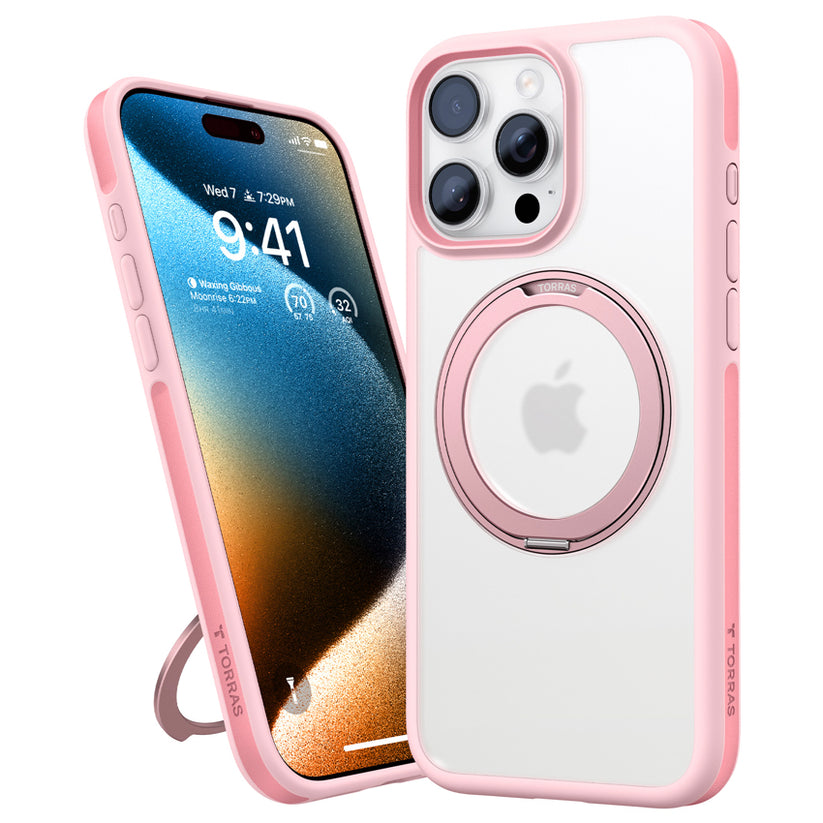 เคส Torras Ostand R Fusion สำหรับ iPhone 16 Pro Max สี Pink จากแบรนด์ TORRAS