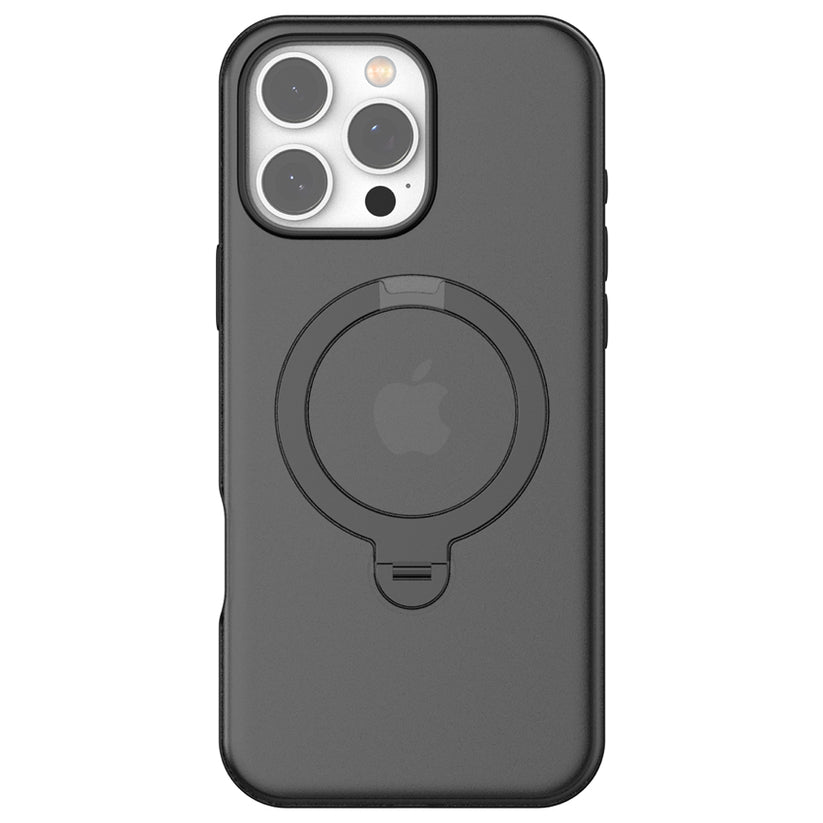 เคส Torras Ostand Spin Series สำหรับ iPhone 16 Pro Max สี Black จากแบรนด์ TORRAS