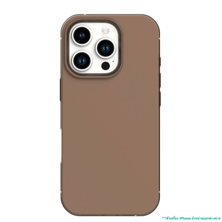 เคสกันกระแทก iPhone 16 Pro Uniu Ultra Aluminum Bumper สี Titanium Bronze