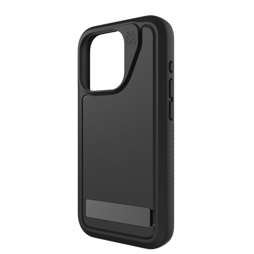 ZAGG เคส Everest Snap พร้อมขาตั้ง สำหรับ iPhone 15 Pro สี Black