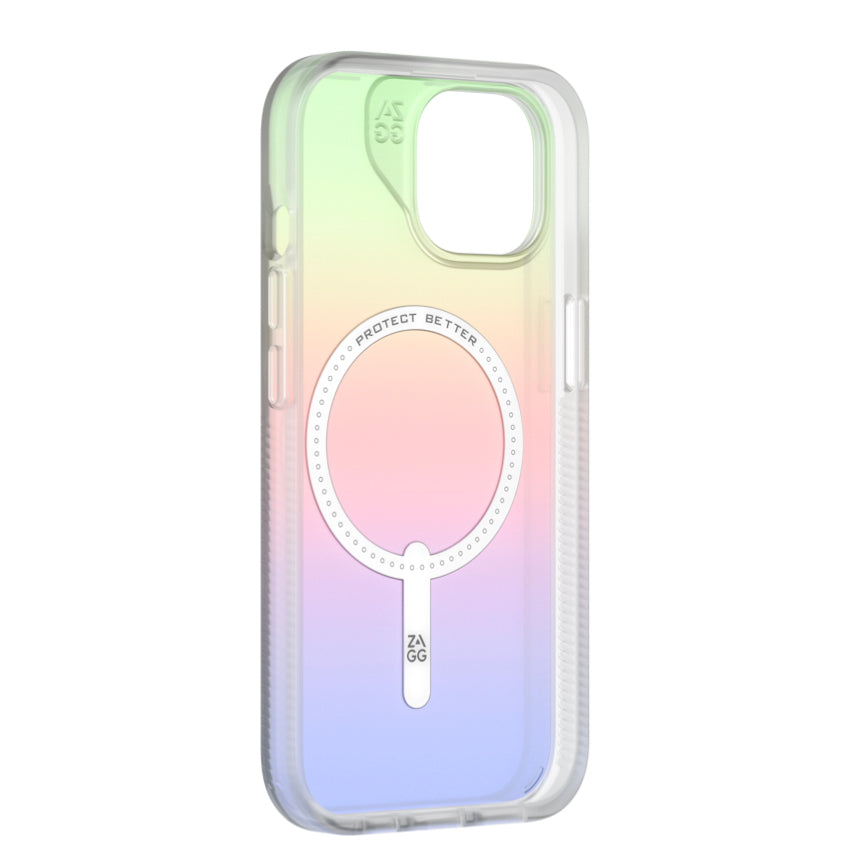 ZAGG เคส Milan Snap สำหรับ iPhone 15 สี Iridescent