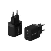 Adam Element OMNIA X35C GaN 35W Dual USB-C Compact Charger TH Plug - Black