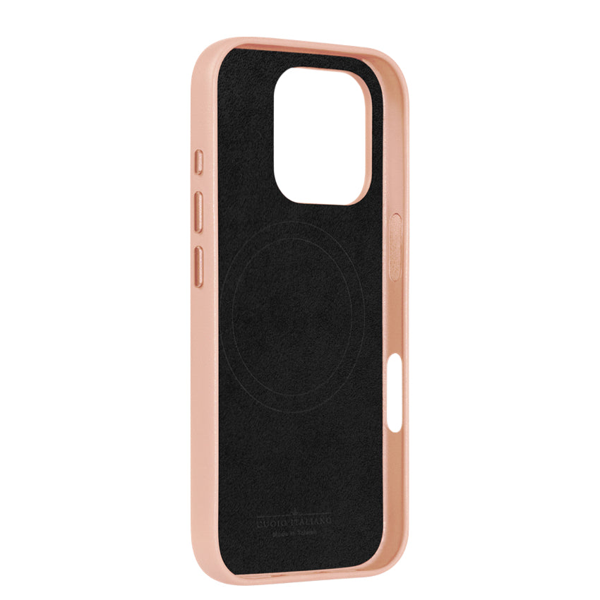 เคสกันกระแทก Alto Clop Leather Magnetic สำหรับ iPhone 16 Pro สี Pink