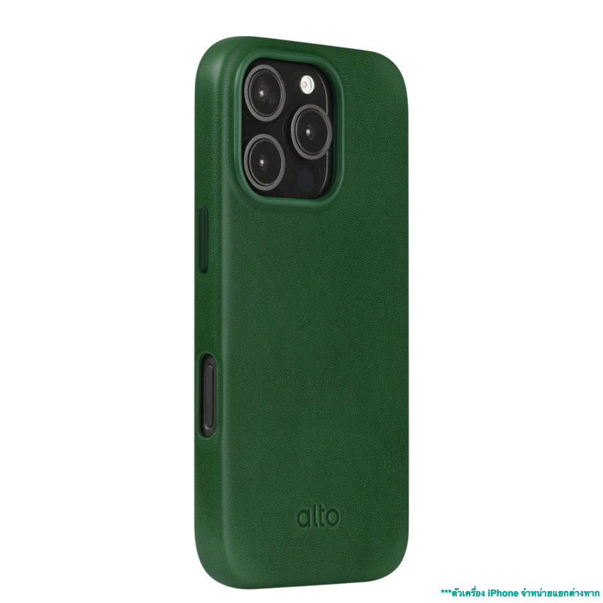 Alto Clop Leather Magnetic Case for iPhone 16 Pro - Forest