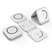 Choetech 3 in1 Foldable Magnetic Wireless - White