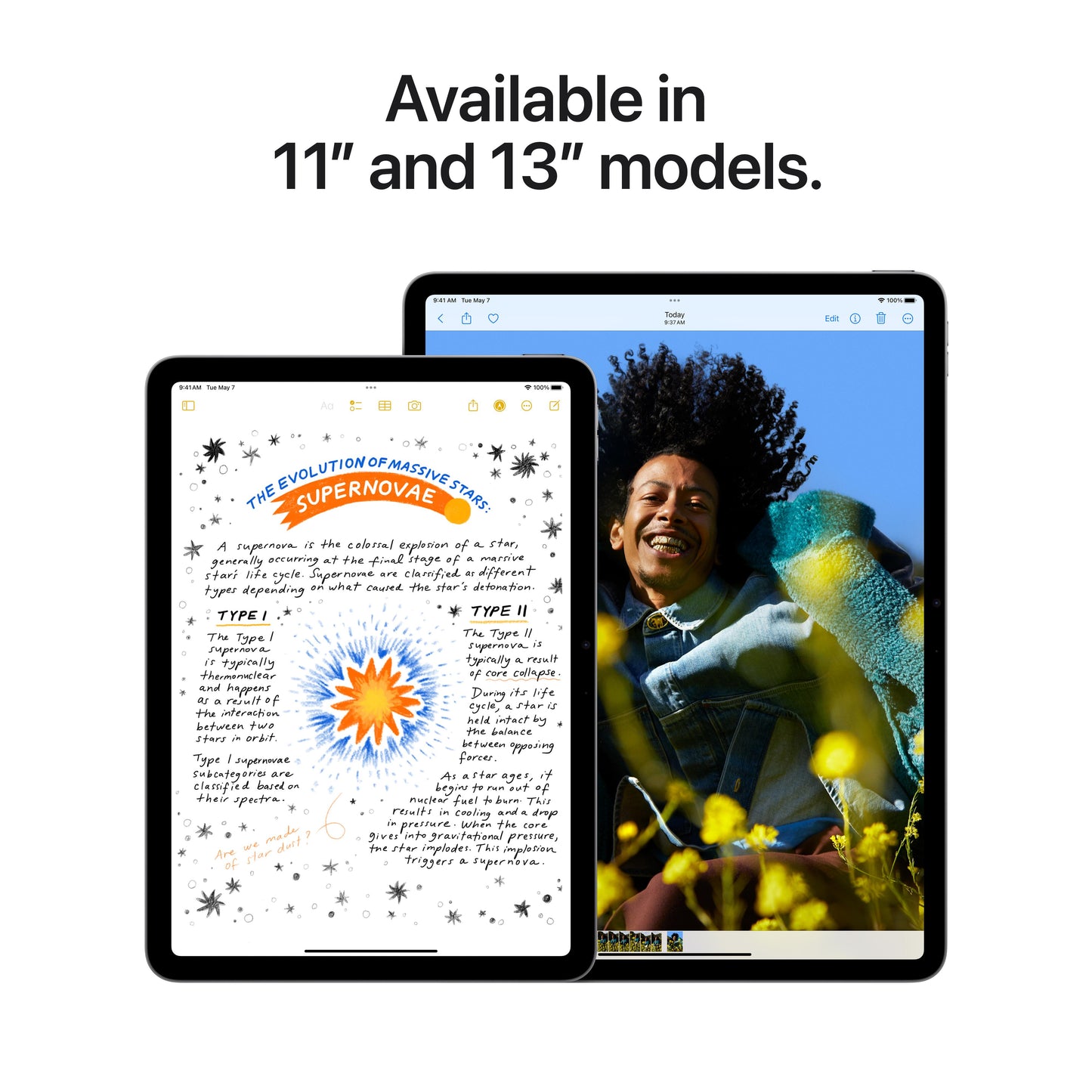 13-inch iPad Air Wi-Fi + Cellular 1TB - Starlight (M2)