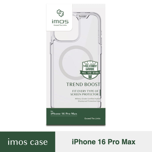 IMOS MagSafe Case for iPhone 16 Pro Max - Clear