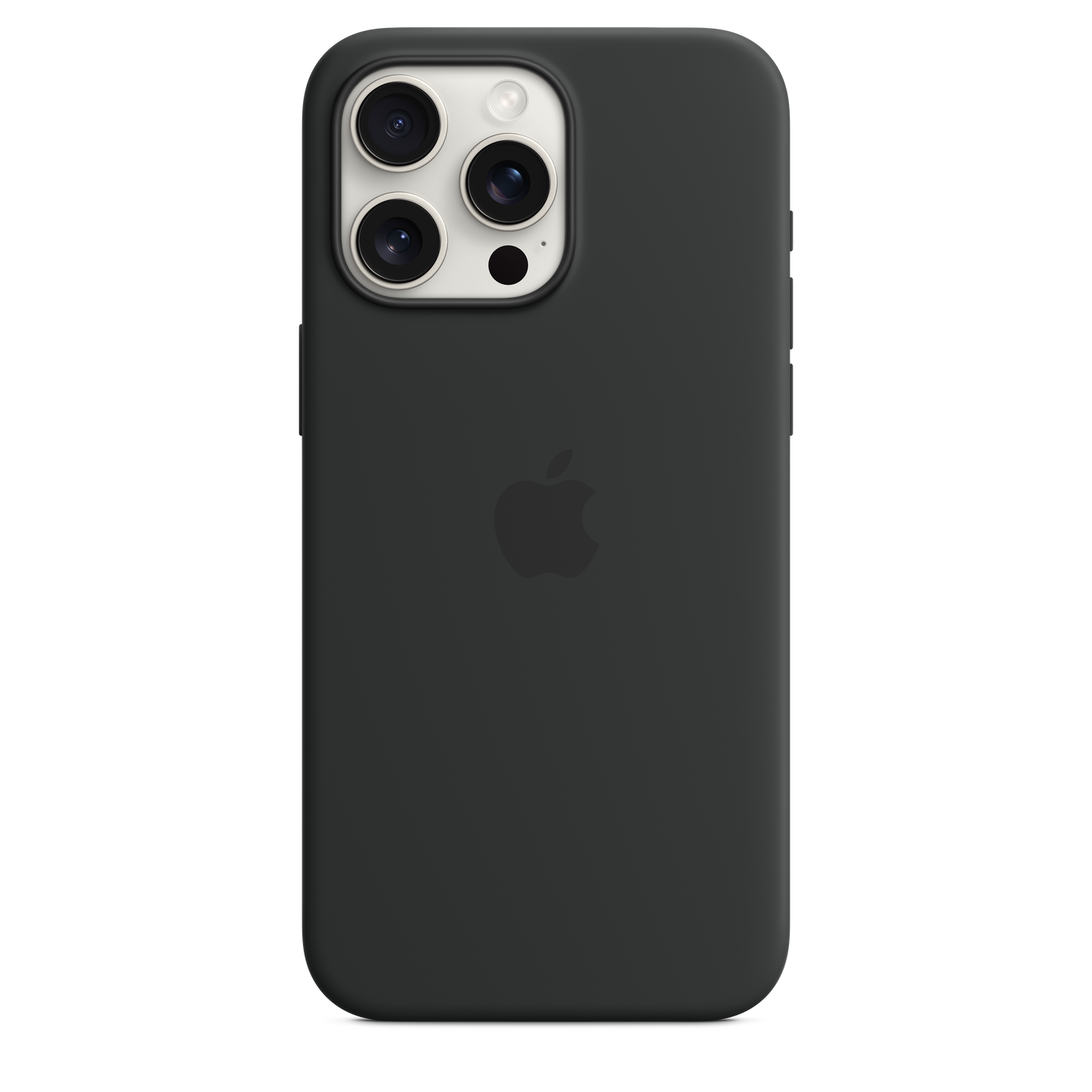 iPhone 15 Pro Max Silicone Case with MagSafe - Black