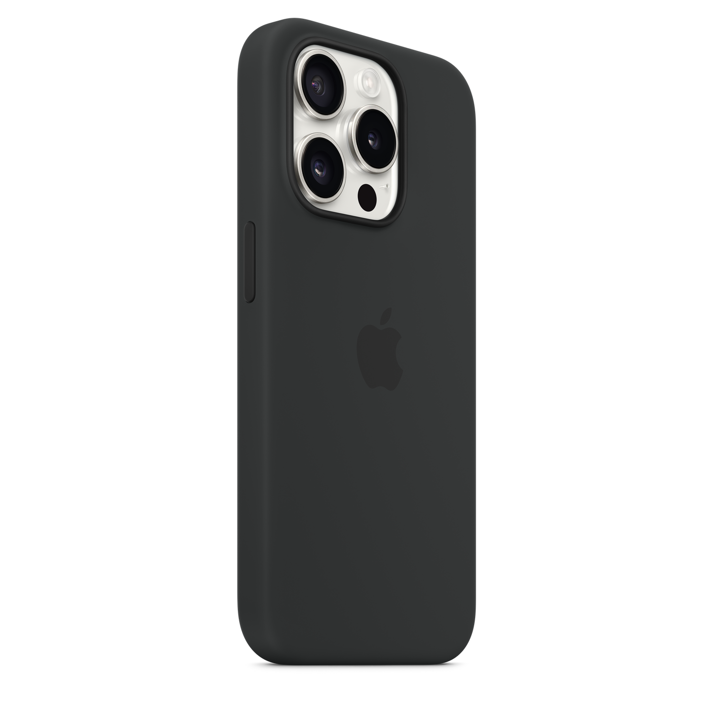 iPhone 15 Pro Silicone Case with MagSafe - Black