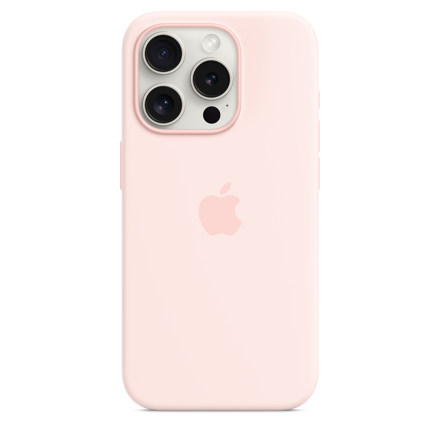 iPhone 15 Pro Silicone Case with MagSafe - Light Pink