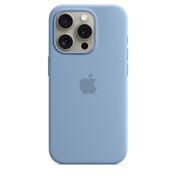 iPhone 15 Pro Silicone Case with MagSafe - Winter Blue