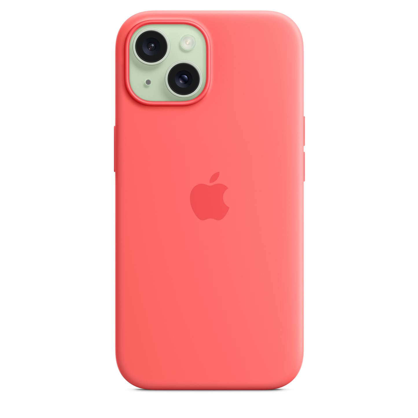 iPhone 15 Silicone Case with MagSafe - Guava