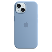 iPhone 15 Silicone Case with MagSafe - Winter Blue