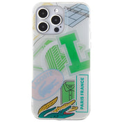เคสกันกระแทก LACOSTE Mag Hard Case Double Layer สำหรับ iPhone 15 Pro Max ลาย Green Patchs