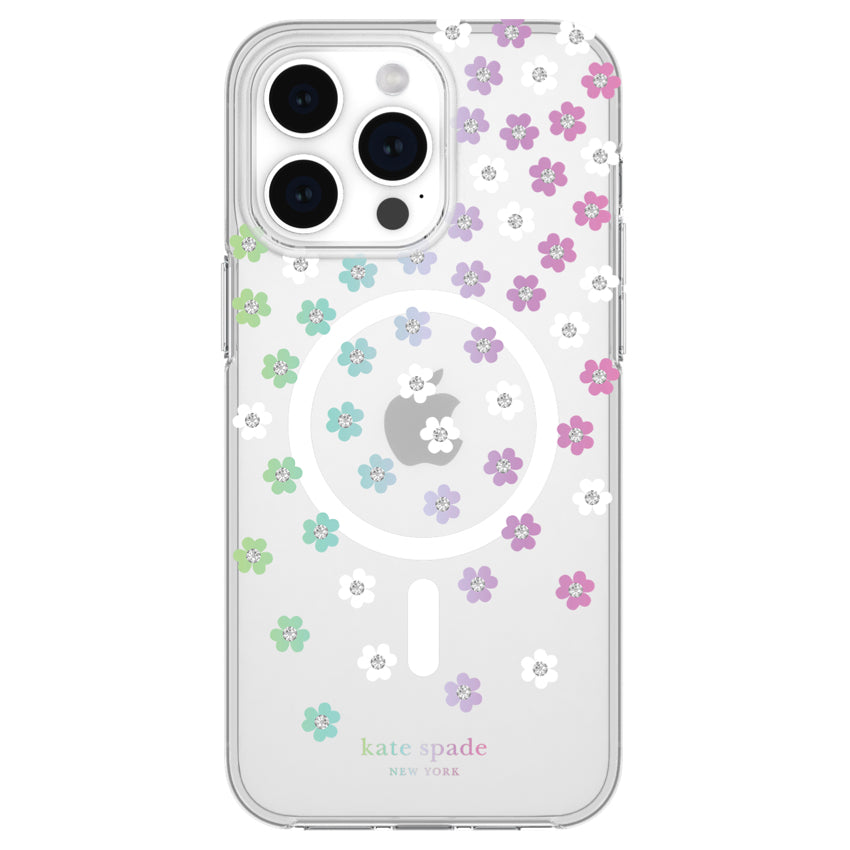 Kate Spade Protective Case MagSafe for iPhone 15 Pro Max - Scattered Flowers