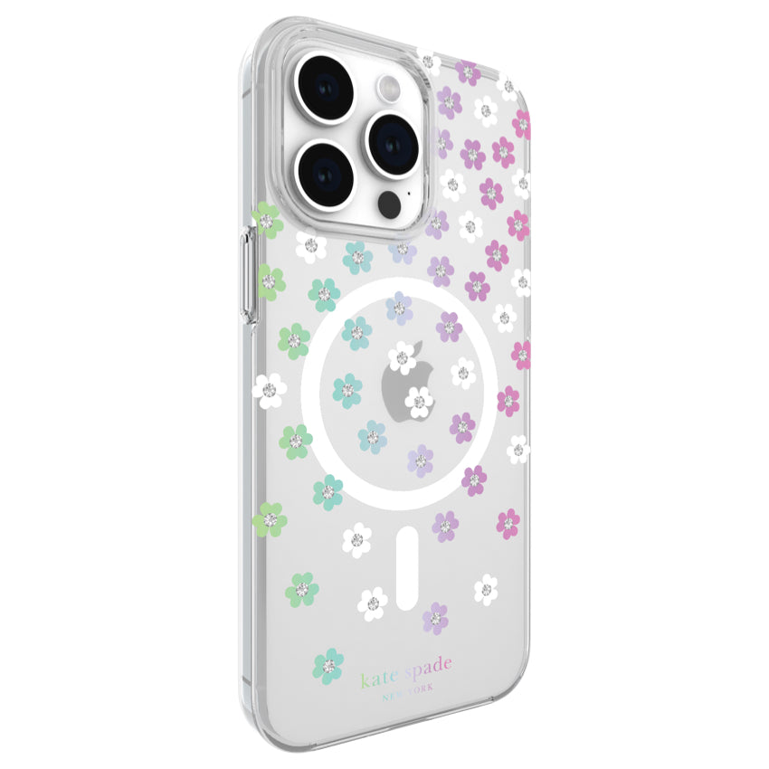 Kate Spade Protective Case MagSafe for iPhone 15 Pro Max - Scattered Flowers