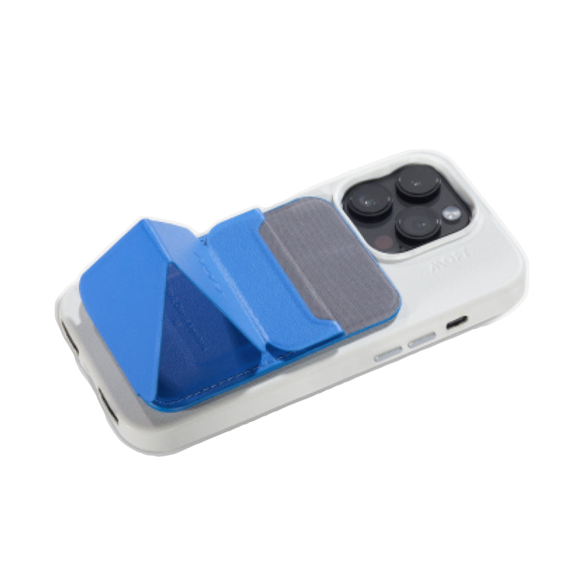 MOFT Snap-On Phone Stand and  Wallet with Magsafe (MOVAS) - Sapphire