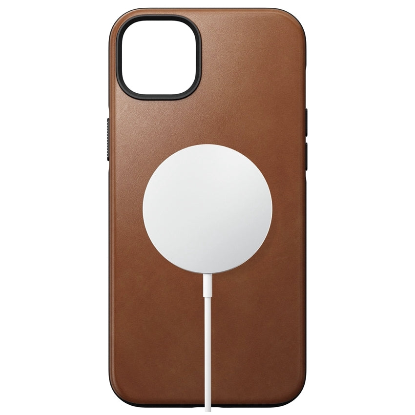 iPhone 14 Plus Case Nomad Modern Leather - English Tan