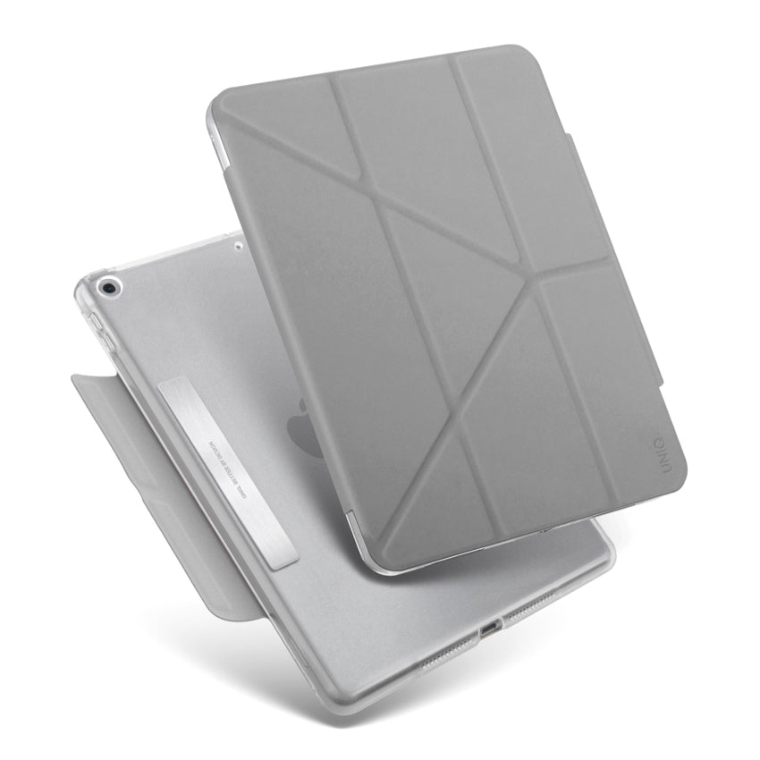 UNIQ Camden for New iPad 10.2 Antimicrobial - Fossil Grey