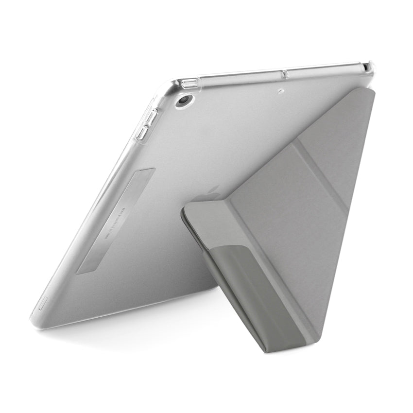 UNIQ Camden for New iPad 10.2 Antimicrobial - Fossil Grey