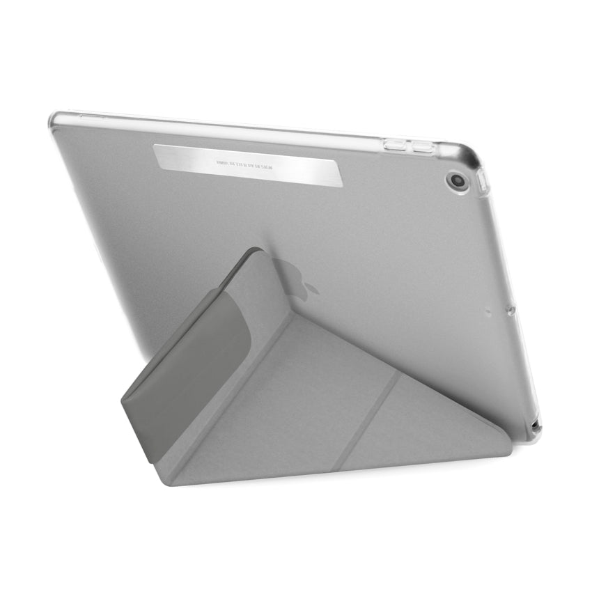 UNIQ Camden for New iPad 10.2 Antimicrobial - Fossil Grey