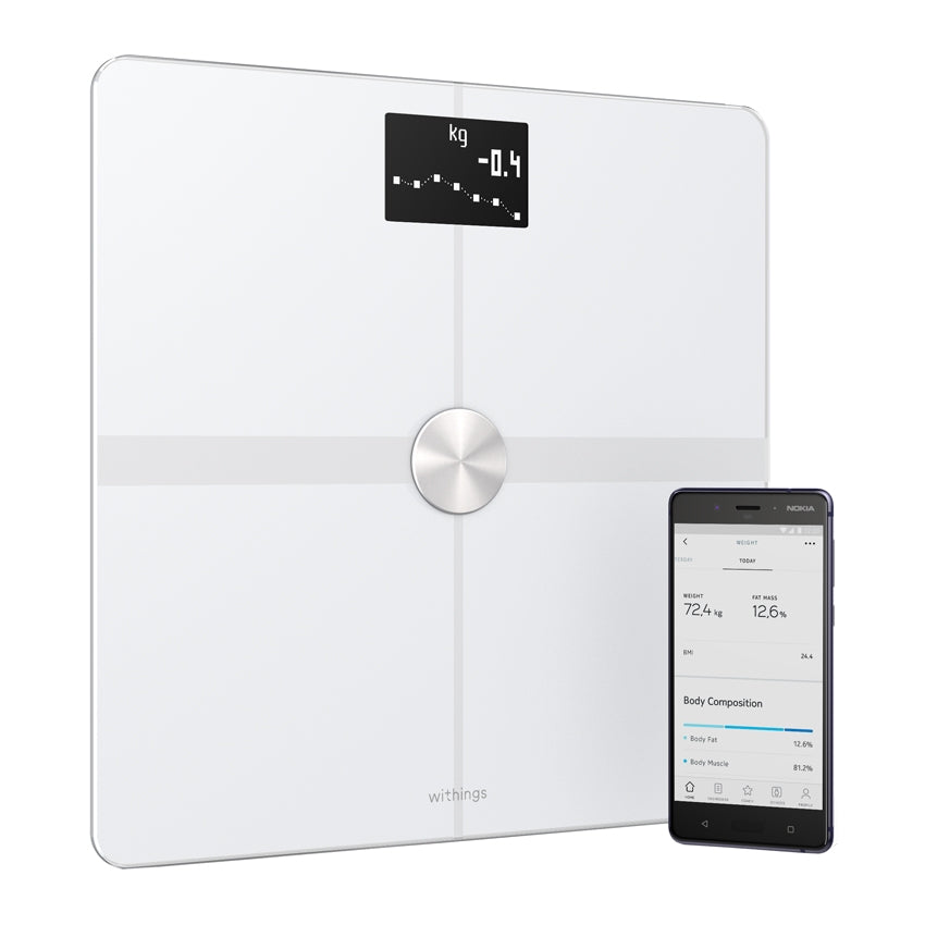 เครื่องชั่งน้ำหนักอัจฉริยะ Withings Body+ สี White